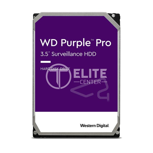 WD Purple Pro WD121PURP - Disco duro - 12 TB - interno - 3.5" - SATA 6Gb/s - 7200 rpm - búfer: 256 MB - - en Elite Center