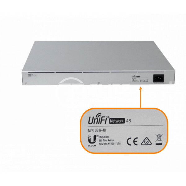 Ubiquiti UniFi Switch USW-48 - Conmutador - Gestionado - 48 x 10/100/1000 + 4 x Gigabit SFP - sobremesa, montaje en rack - - en Elite Center