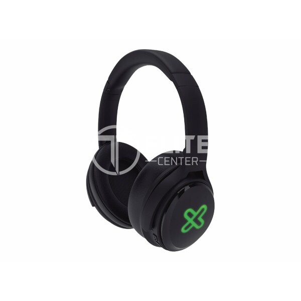 Klip Xtreme Imperious KWH-251 - Auriculares con diadema con micro - en oreja - Bluetooth - inalámbrico, cableado - conector de 3,5 mm - negro - - en Elite Center