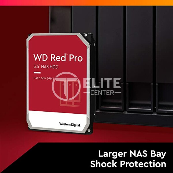WD Red Pro NAS Hard Drive WD161KFGX - Disco duro - 16 TB - interno - 3.5" - SATA 6Gb/s - 7200 rpm - búfer: 512 MB - - en Elite Center