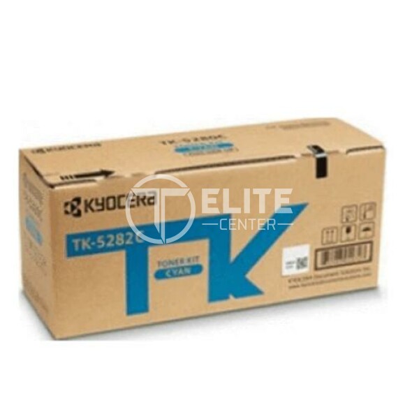 Kyocera TK 5282C - Cián - original - cartucho de tóner - para ECOSYS M6235cidn, M6630cidn, M6635cidn - - en Elite Center