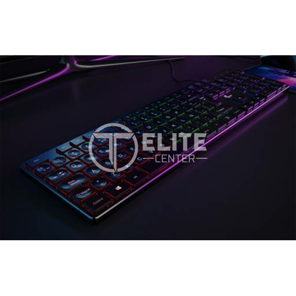 Xtech - Keyboard, mouse and mouse pad - Wired - Spanish - USB - Black - Gaming XTK-535S - - en Elite Center
