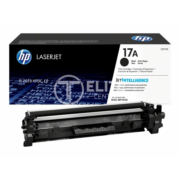 HP 17A - Negro - original - LaserJet - cartucho de tóner (CF217A) - para LaserJet Pro M102a, M102w, MFP M130a, MFP M130fn, MFP M130fw, MFP M130nw - - en Elite Center