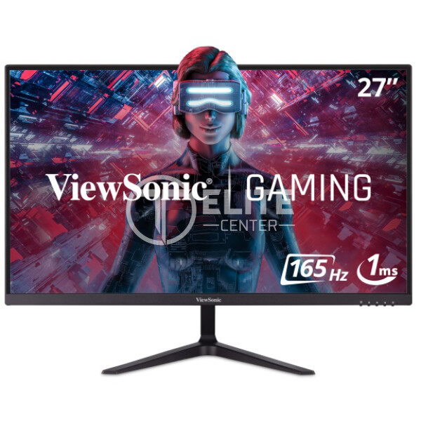 ViewSonic - LED-backlit LCD monitor - 27" - 1920 x 1080 - A-MVA - HDMI / DisplayPort - Black - - en Elite Center