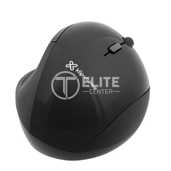 Klip Xtreme - Mouse - 2.4 GHz - Wireless - Black - Ergonomic - - en Elite Center