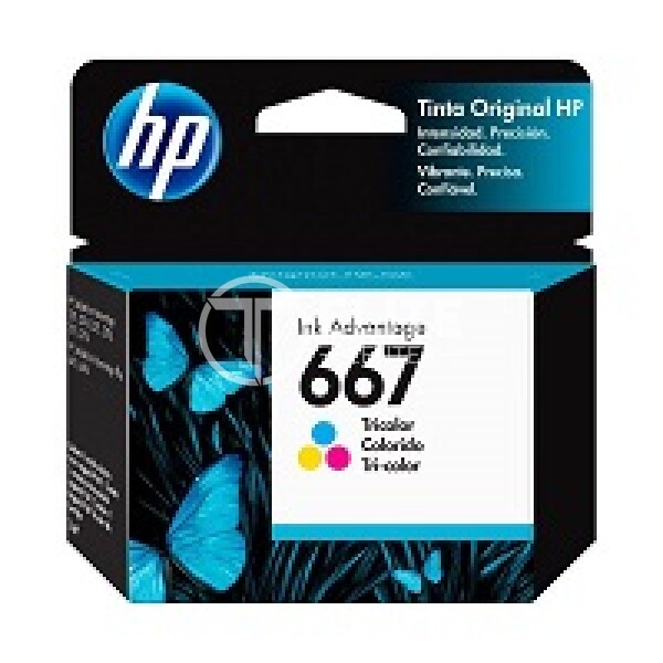 HP - 667 - Ink cartridge - Tricolor - 3YM78AL - - en Elite Center
