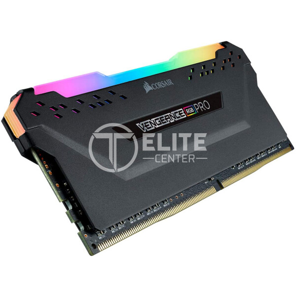 CORSAIR Vengeance RGB PRO - DDR4 - módulo - 16 GB - DIMM de 288 contactos - 3600 MHz / PC4-28800 - CL18 - 1.35 V - sin búfer - no ECC - negro - - en Elite Center