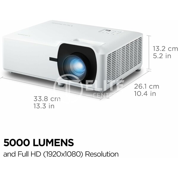 Viewsonic - 1080p - Portable - 5000 ANSI Lumens - - en Elite Center