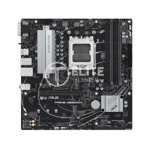 ASUS PRIME A620M-A-CSM - Placa base - micro ATX - Socket AM5 - AMD A620 Chipset - USB 3.2 Gen 1, USB 3.2 Gen 2, USB-C 3.2 Gen 1 - Gigabit LAN - Tarjeta gráfica (CPU necesaria) - HD Audio (8-canales) - - en Elite Center