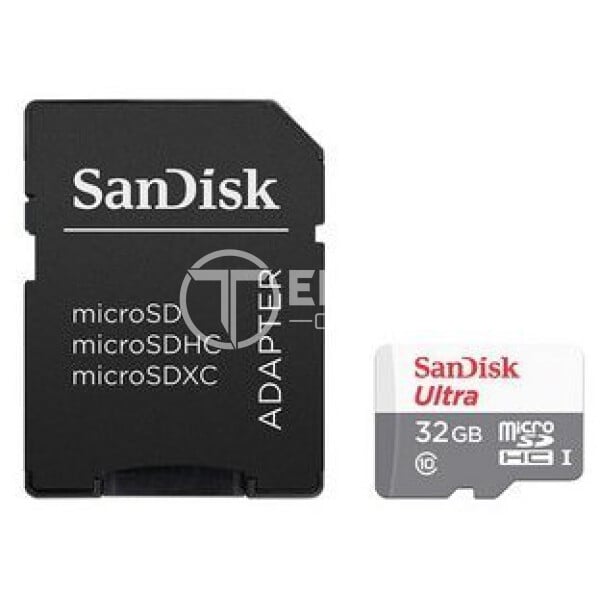 SanDisk Ultra - Tarjeta de memoria flash (adaptador microSDHC a SD Incluido) - 32 GB - Class 10 - microSDHC UHS-I - - en Elite Center