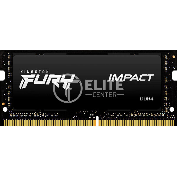 Kingston FURY Impact - DDR4 - módulo - 32 GB - SO-DIMM de 260 contactos - 3200 MHz / PC4-25600 - CL20 - 1.2 V - sin búfer - no ECC - negro - - en Elite Center