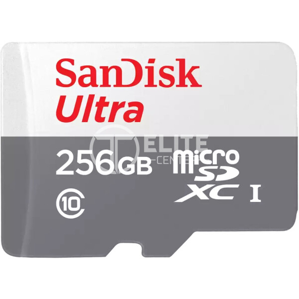 SanDisk Ultra - Tarjeta de memoria flash (adaptador microSDXC a SD Incluido) - 256 GB - Class 10 - microSDXC UHS-I - - en Elite Center