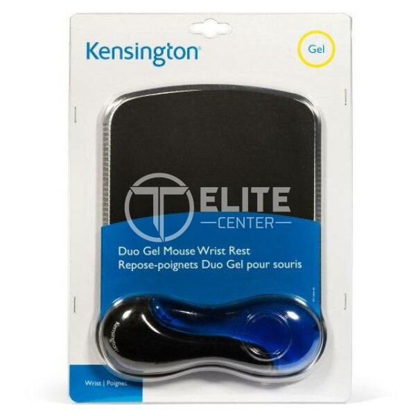 Kensington Duo Gel Mouse Pad - Alfombrilla de ratón con apoyamuñecas - negro, azul - - en Elite Center