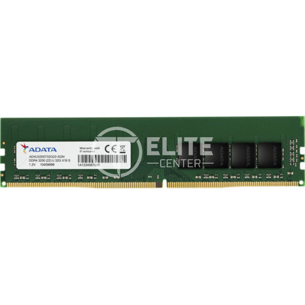 ADATA Premier Series - DDR4 - módulo - 8 GB - DIMM de 288 contactos - 3200 MHz / PC4-25600 - CL22 - 1.2 V - sin búfer - no ECC - - en Elite Center