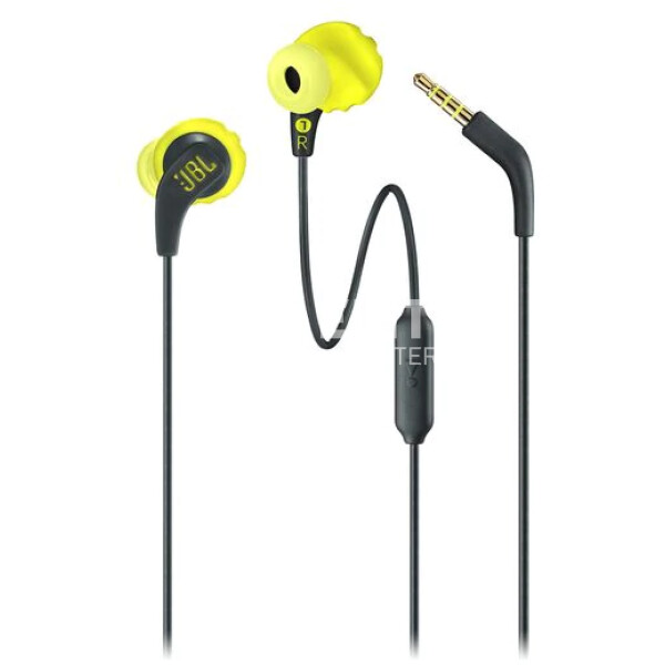 JBL Endurance RUN - Auriculares internos con micro - en oreja - cableado - conector de 3,5 mm - amarillo - - en Elite Center