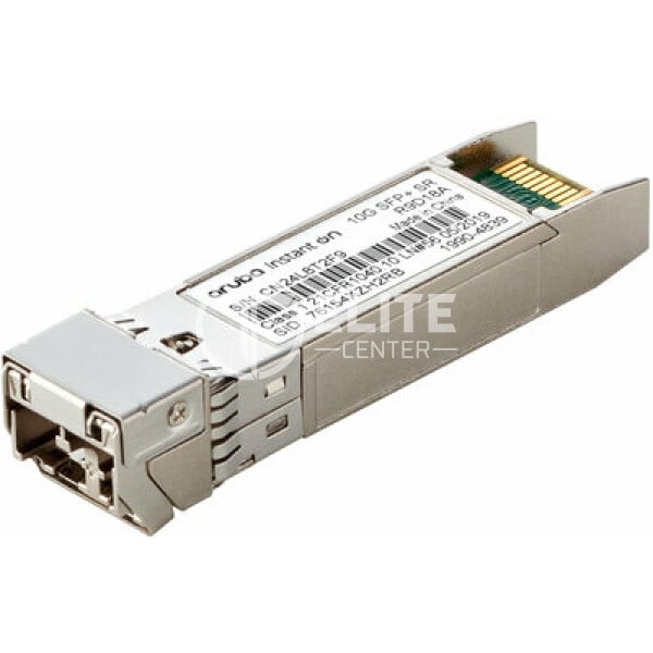 HPE Networking Instant On - Módulo de transceptor SFP+ - 10 GigE - 10GBase-SR - LC de modos múltiples - hasta 300 m - para Instant On 1830 24G, 1830 48G, 1830 8G, 1930 48G - - en Elite Center