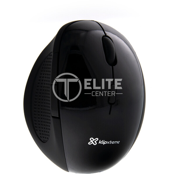Klip Xtreme - Mouse - 2.4 GHz - Wireless - Black - Ergonomic - - en Elite Center