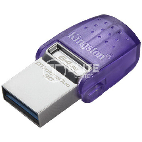 Kingston DataTraveler microDuo 3C - Unidad flash USB - 256 GB - USB 3.2 Gen 1 / USB-C - - en Elite Center