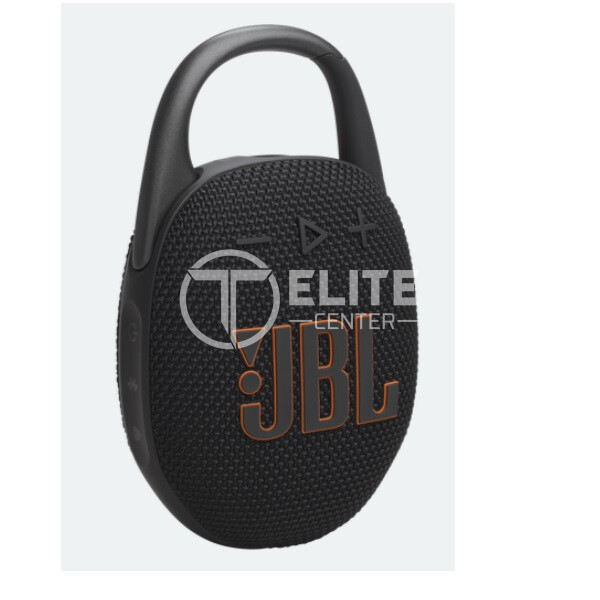 JBL Clip 5 - Altavoz - para uso portátil - inalámbrico - Bluetooth - controlado por aplicación - 7 vatios - negro - - en Elite Center