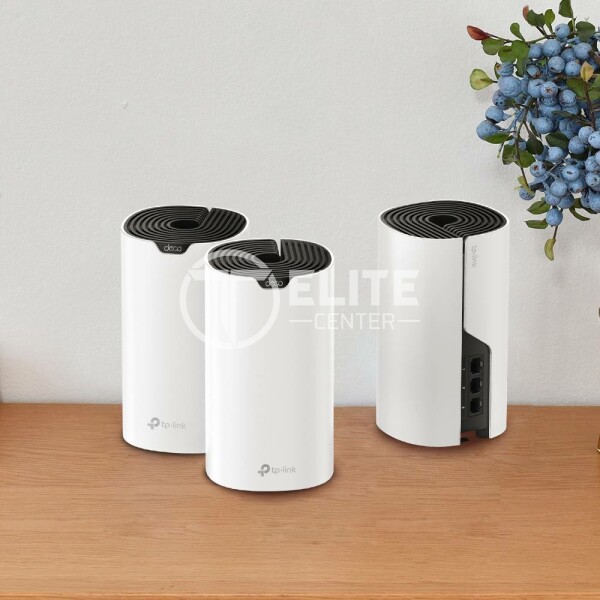 TP-LINK Deco S7 V1 - Sistema Wi-Fi (2 enrutadores) - hasta 3900 pies cuadrados - malla - GigE - 802.11a/b/g/n/ac - Doble banda - - en Elite Center