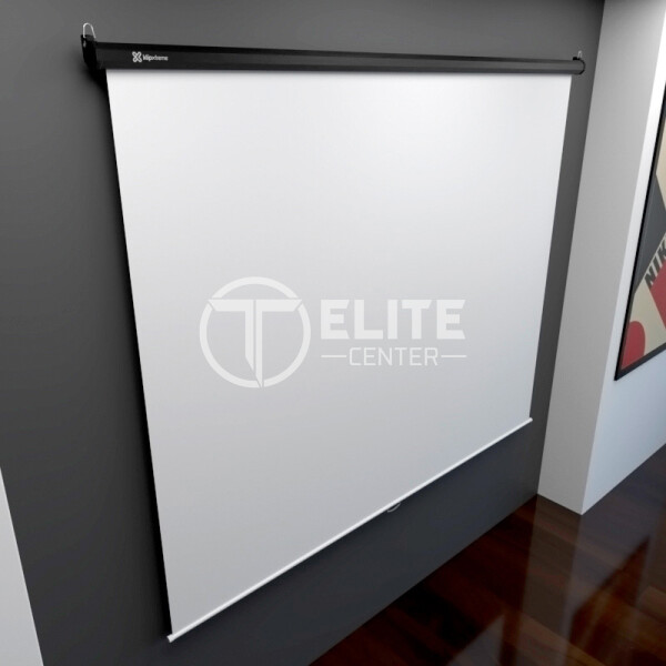 Klip Xtreme KPS-304 - Pantalla de proyección - instalable en el techo, instalable en pared - 120" (305 cm) - 4:3 - Matte White - blanco - - en Elite Center
