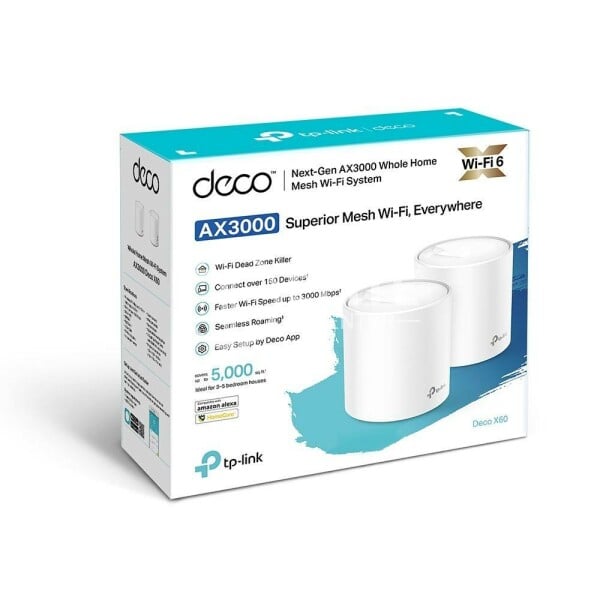 TP-Link AX3000 (2-Pack) - Wireless access point - 1 Gigabit Ethernet - 230.4 Kbps - Deco X50(2-pack) - - en Elite Center