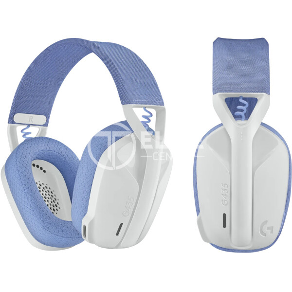 Logitech G435 LIGHTSPEED Wireless Gaming Headset - Auricular - tamaño completo - Bluetooth / LIGHTSPEED - inalámbrico - blanco - - en Elite Center