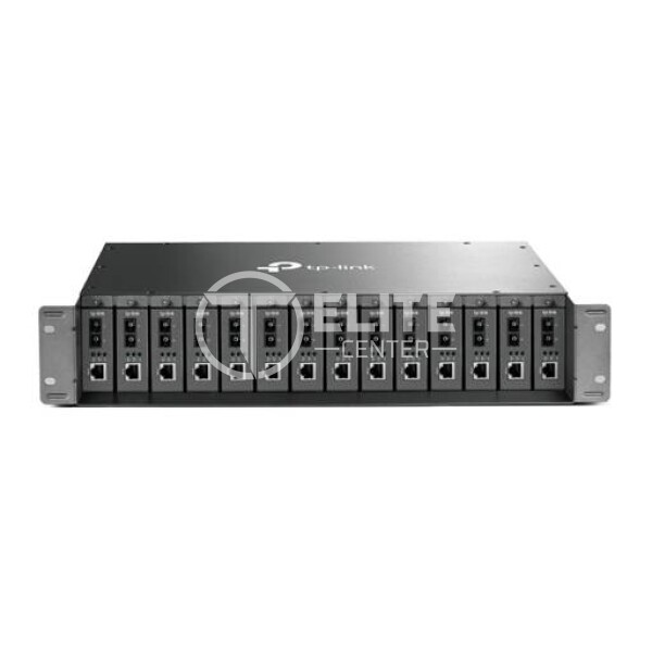 TP-LINK TL-MC1400 - Modular expansion base - 2U - rack-mountable - - en Elite Center