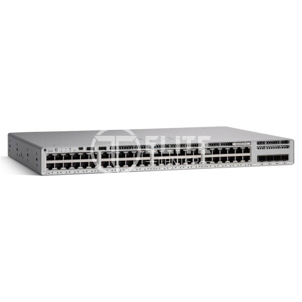 Cisco Catalyst 9200L - Network Essentials - conmutador - L3 - 48 x 10/100/1000 + 4 x Gigabit SFP (enlace ascendente) - montaje en rack - - en Elite Center