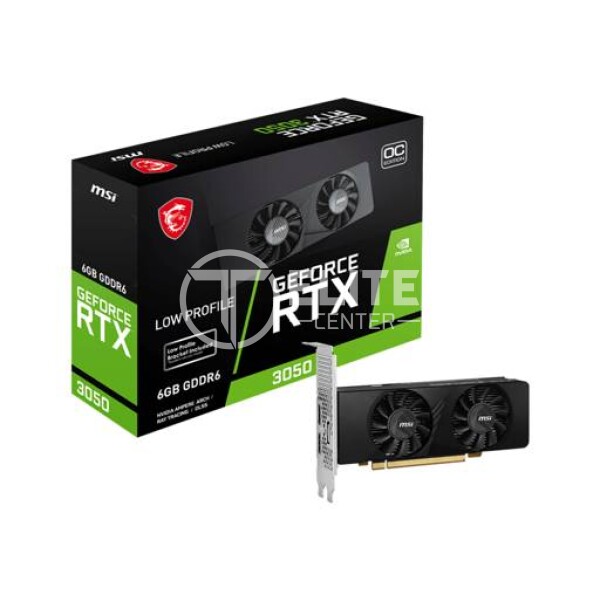 MSI - GeForce RTX 3050 LP 6G OC - PCI Express 3.0 x16 (x4 mode) - NVIDIA - NVIDIA GeForce RTX 3050 - GDDR6 SDRAM - DisplayPort / HDMI - - en Elite Center