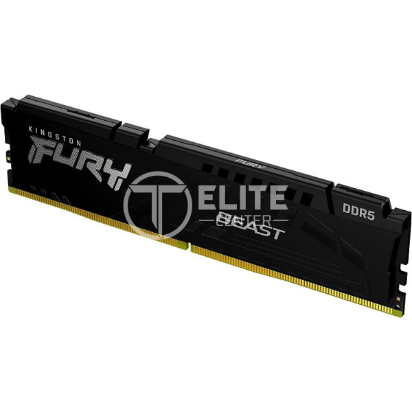 Kingston FURY Beast - DDR5 - módulo - 32 GB - DIMM de 288 contactos - 6000 MHz / PC5-48000 - CL36 - 1.35 V - sin búfer - on-die ECC - negro - - en Elite Center