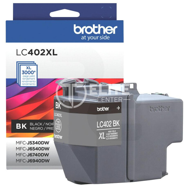 Brother - LC402XLBKS - Print cartridge - Black - - en Elite Center