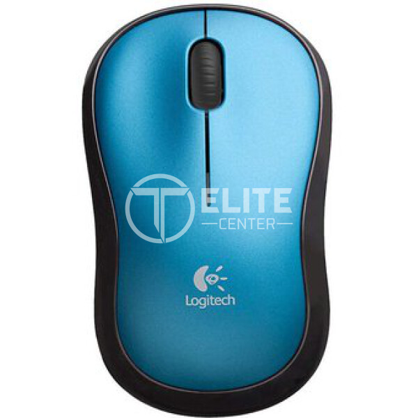Logitech M185 - Ratón - diestro y zurdo - óptico - inalámbrico - 2.4 GHz - receptor inalámbrico USB - azul - - en Elite Center