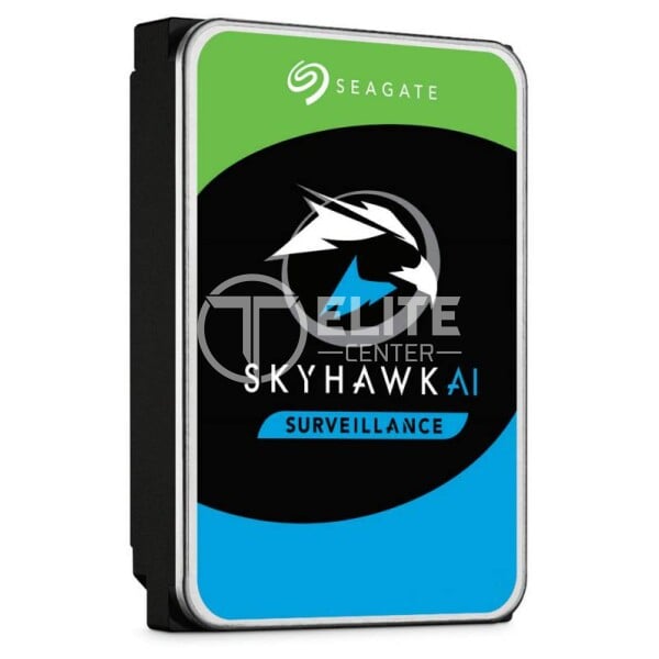 Seagate SkyHawk AI ST8000VE001 - Disco duro - 8 TB - interno - 3.5" - SATA 6Gb/s - búfer: 256 MB - con Recuperación de datos Seagate Rescue de 3 años - - en Elite Center