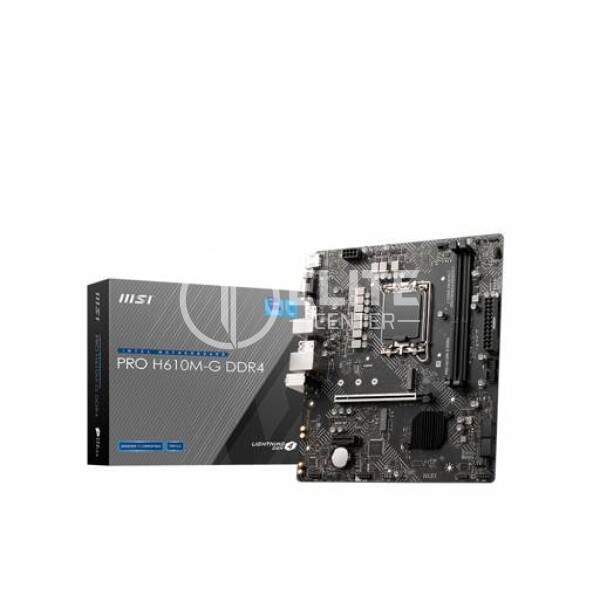 Placa Madre MSI PRO H610M-G DDR4, LGA1700, 2x DDR4, HDMI, VGA, 4x SATA, 1x M.2, Micro-ATX - - en Elite Center
