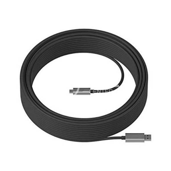 Cable Logitech Strong USB, SuperSpeed 10Gbps, USB-A a USB-C, Largo 10 Metros, Negro - - en Elite Center