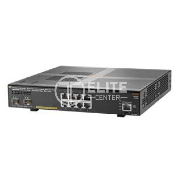 HPE Aruba 2930F 8G PoE+ 2SFP+ - Conmutador - L3 - Gestionado - 8 x 10/100/1000 (PoE+) + 2 x 1 Gigabit / 10 Gigabit SFP+ (enlace ascendente) - montaje en rack - PoE+ (125 W) - - en Elite Center